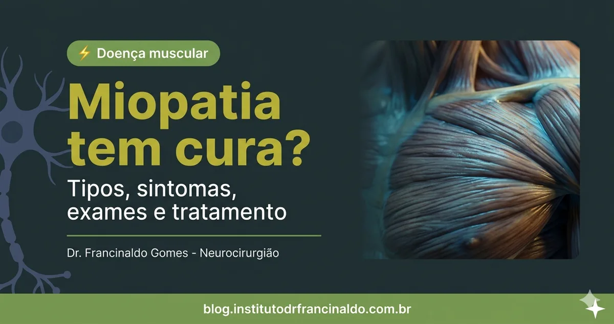 Miopatia tem cura? Entenda sintomas, tipos e tratamento