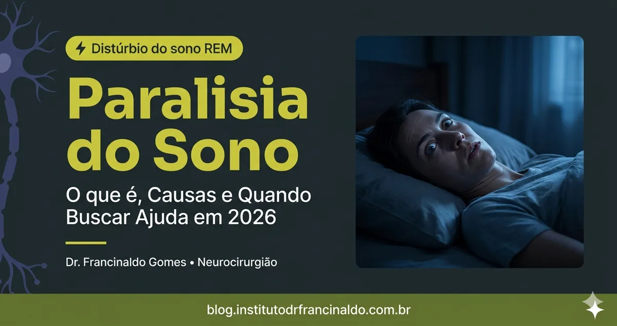 Paralisia do Sono: o que é, causas e quando buscar ajuda
